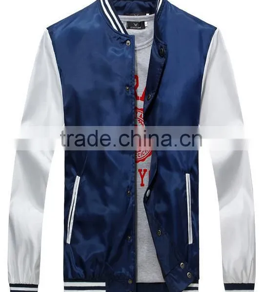 Fashion Design Baseball Jacket With Pockets,Cheap Custom Youth Varsity Jackets photo-5