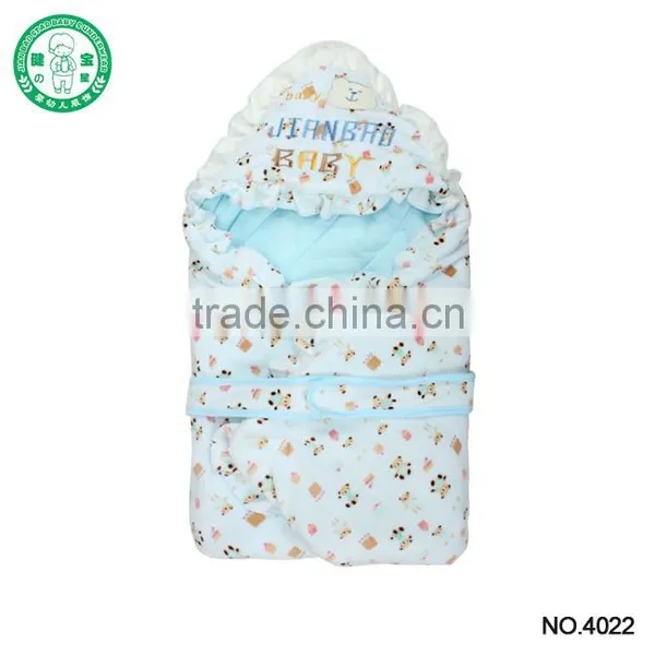 Hot Sale Lovely Design Super Soft Cotton Print Embroidery Quilted Baby Sleeping Bag photo-3