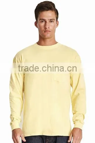 Next Level Apparel Unisex Inspired Dye L/S Pocket Crew Tee - 100% Combed Ring-spun Cotton Jersey and Comes With Your Logo photo-2