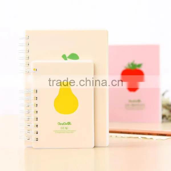 Cute Colors PP Cover Notepad Customizable Wire-o Binding Memo Pad photo-3