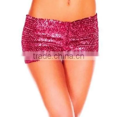 Walson Sexy Metallic Sequins Clubwear Party Stretch Shorts Hot Pants 9 Colors photo-5
