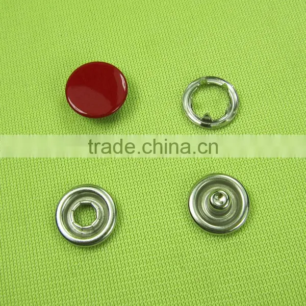 Best Selling Pearl Resin and Brass Combination Prong Type Snap Buttons photo-6