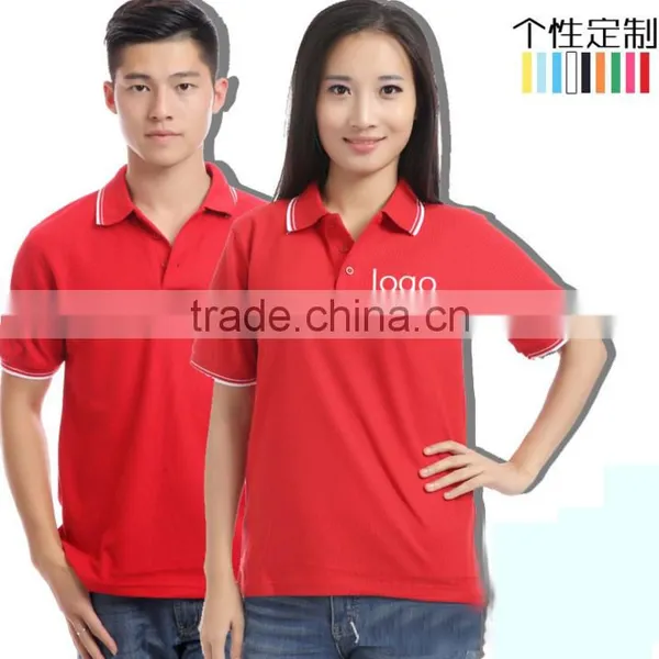 OEM Cheaper Custom Logo Printing Couple Golf Short Sleeve DIY Polo T-Shirt for Advertising and Promotion photo-6