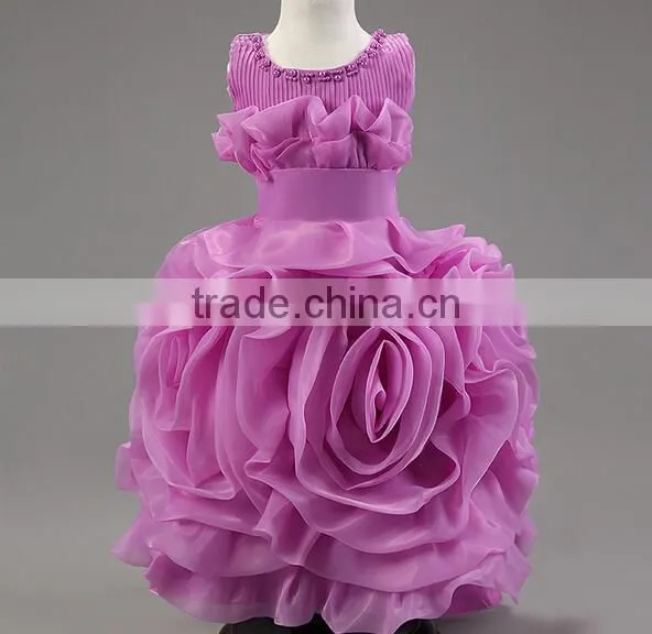 Wholesale Softtextile Baby Girl Wedding Dress photo-3