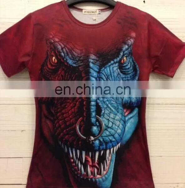 Full Printing Custom 3d Animals t Shirt Wholesale Mouse Design T-shirts photo-6