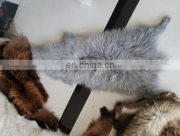Top Grade Factory Direct Natural New Finished Tanned Processed Raccoon Fur Skin photo-6