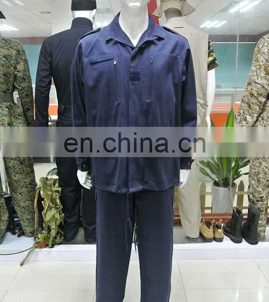 China Hot Selling Navy Blue Bangladesh Military Uniform BDU for Army for Men photo-3