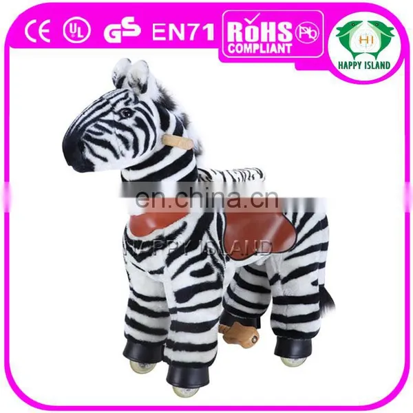 HI ASTM/CE Walking Mechanical Horse Ride Toy Horse on Wheels photo-3