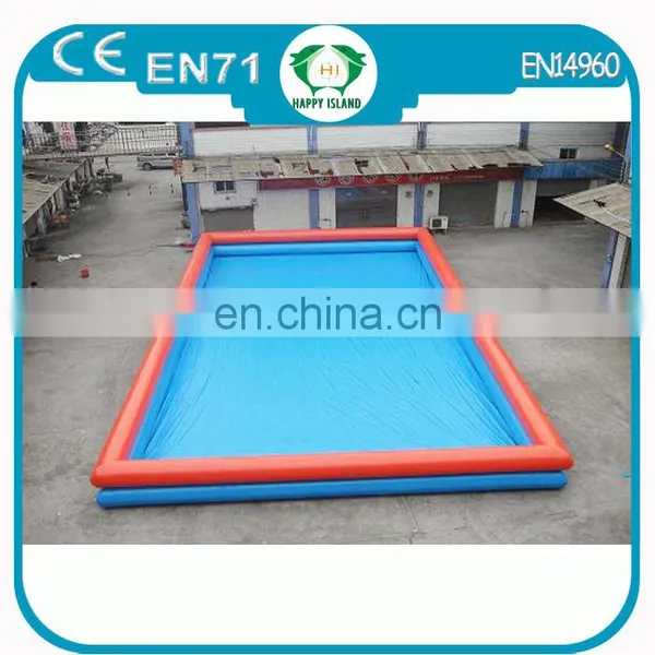 Top Quality PVC Inflatable Float Pool Rental for Hand Boat photo-2