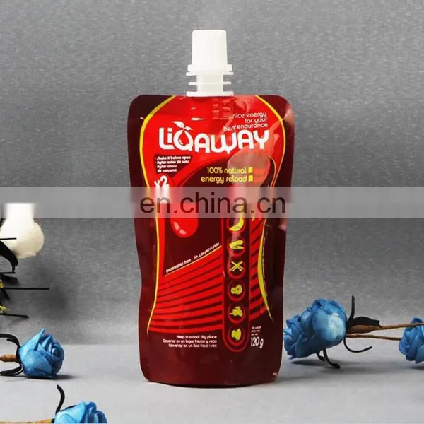 FDA Approved Stand up Liquid Spout Pouch/drink Pouch With Spout Packaging photo-5