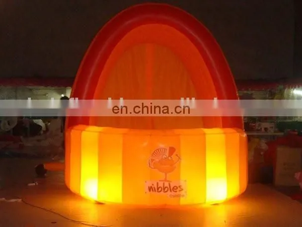 New Style Popular Led Light Used Inflatable Spray Booth for Sale photo-4