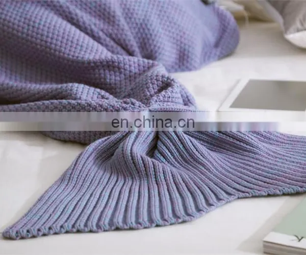 Manufactory Walmart Textile Stock Wholesale Mermaid Tail Blankets Warm Winter Blanket photo-4