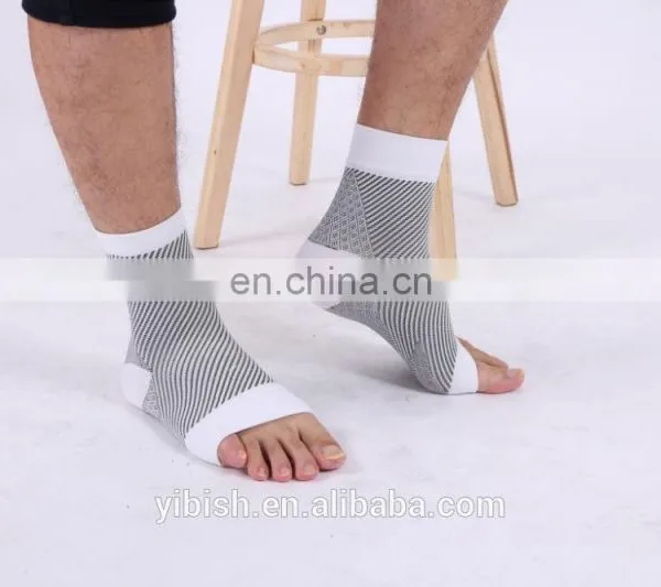 Athletic Knitted Open Toe Compression Ankle Socks For Sports#YLW-03 photo-6