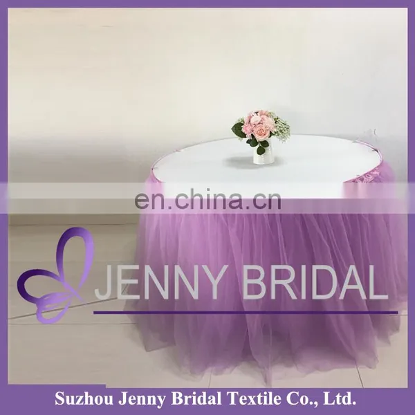 TC091#25 Hawaiian Table Skirt Images Decorative Table Skirts Puffy Tulle Skirt photo-2