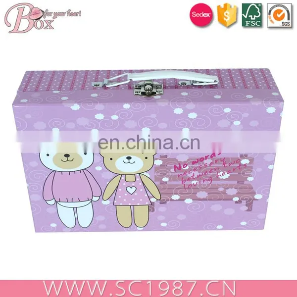 Funny Kids Puzzle Toys Suitcase Box Cardboard photo-3