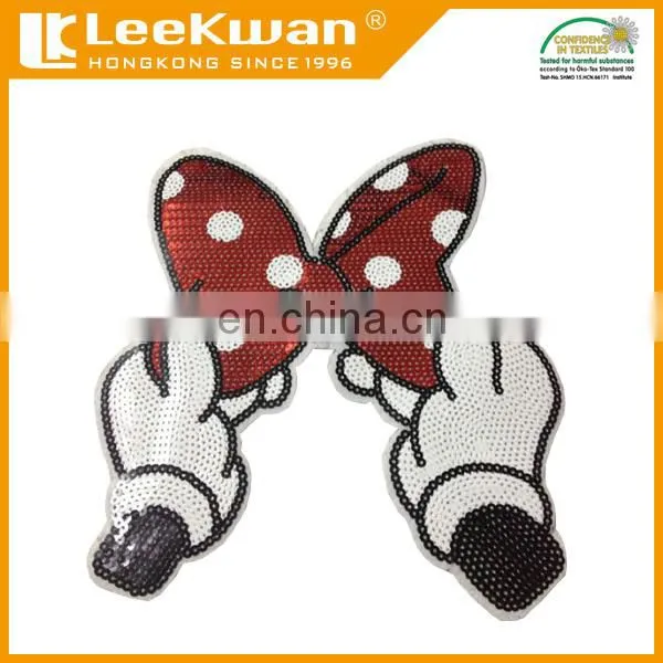 Custom Sequin Label Embroidery Patch for Shirt, Clothes photo-2
