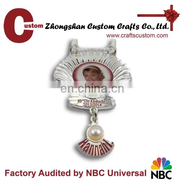 Promotional New Products Expert Factory Custom Photo Insert Cameo Decorative Medal Metal Photo Frame Medal photo-3