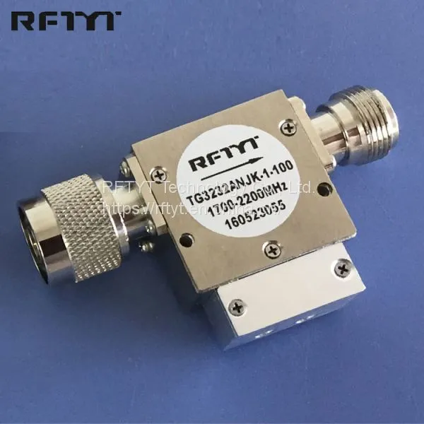RFTYT Customized TG3232ANJK 0.7-3.1 GHz N Female to Male RF Coaxial Isolator