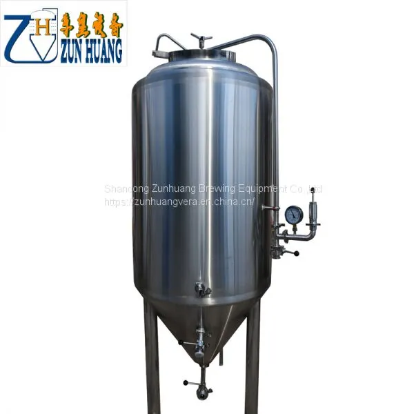 Beer processing types 1000L beer fermenter tank beer brewing equipment fermenting system