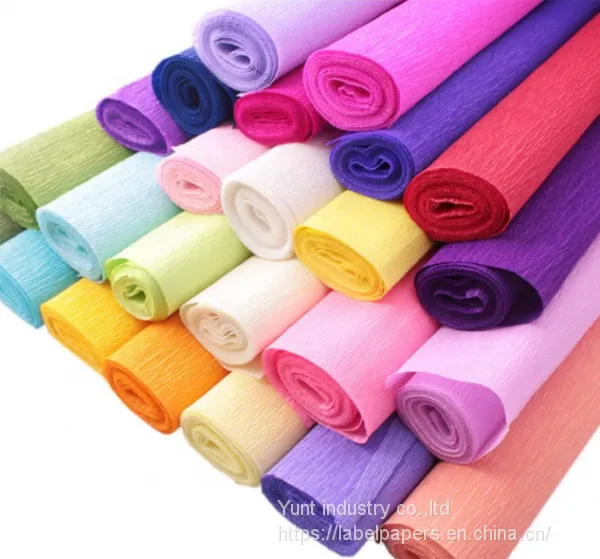 50 *250 cm Disposable Double Sided Crepe Paper