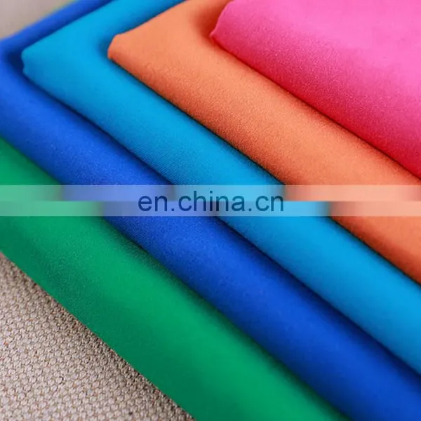 Manucfaturer Wholesales Polyester Twill Waterproof Peach Skin Microfiber Fabric Textile photo-3