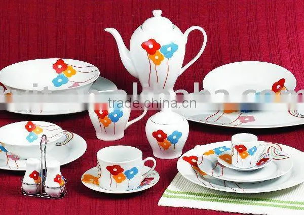 Porcelain Dinnerware 58PCS