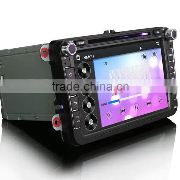 Erisin ES8405V 8 Inch 2 Din Car DVD Player for TIGUAN CADDY GOLF 5 photo-5