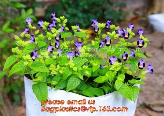 Greenhouse Horticulture Garden Bags Nursery Bags Plants Grow Bags Biodegradable Fabric Pots/Bag Plants Pouch Home Garden photo-5