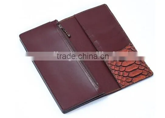 Custom Men Luxury Genuine Python Snake Skin Leather Clutch Bag Wallet photo-6