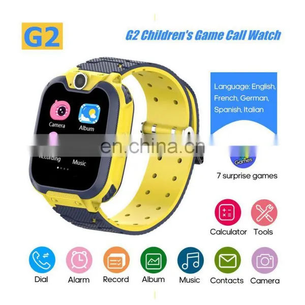 Children Smart Watch G2 With Games SOS Phone Watch Smartwatch for Kids Q12 Smart Watches photo-2