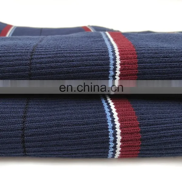 Custom Colors High Quality Material Knitting Cuff Flat Knit Cuffs Stripe Rib photo-4
