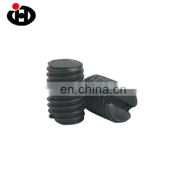 Premium DIN 551 Slotted Set Screws With Flat Head Black photo-4
