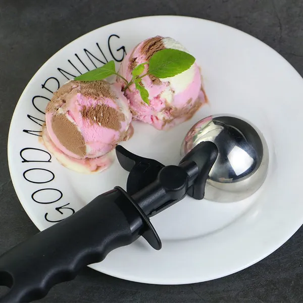 Kitchen Accessories Home and Kitchen Gadgets Cookie Scoop for Baking Ice Cream Scooper Stainless Steel Ice Cream Scoop photo-4