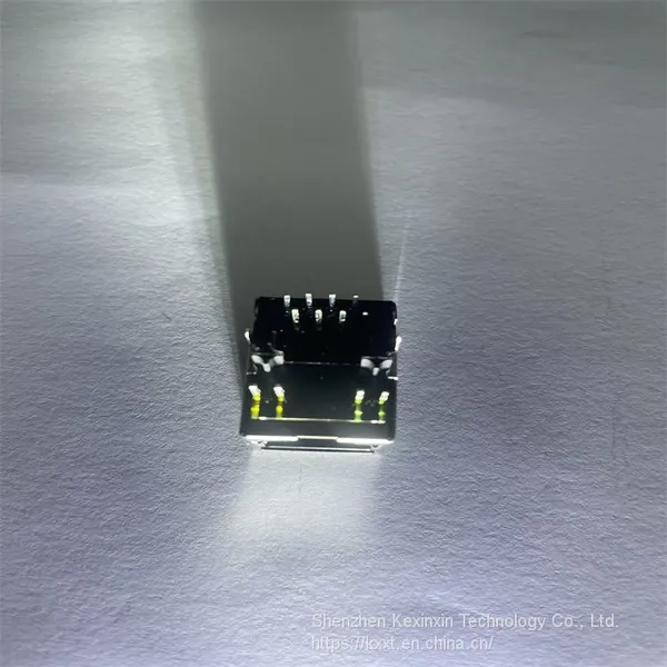 Single Port RJ45 Conncteor for 10/100Base-T NIC Applications HR911105A With Integrated Magnetics and LED photo-3