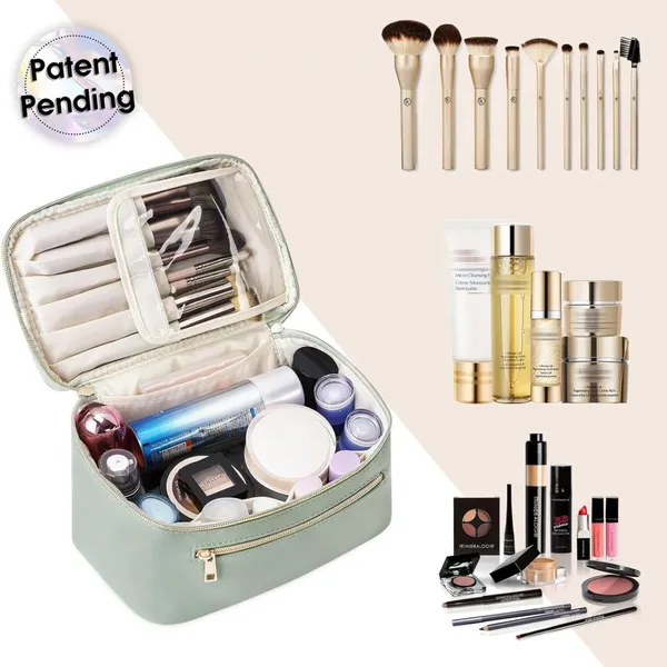 Travel Make Up Organizer Cosmetic Brush Bags Case for Lady photo-5
