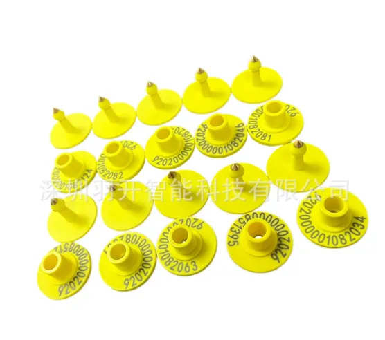 Smart Livestock RFID Ear Tag UHF RFID 900MHz EPC Gen2 18000-6c