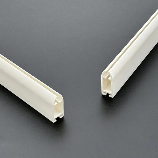 Plastic Bottom Rails for Making Roller Blinds White Color Blinds Accessories