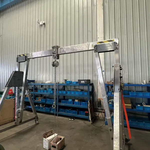 Portable Height Adjustable Mobile Gantry Crane photo-2