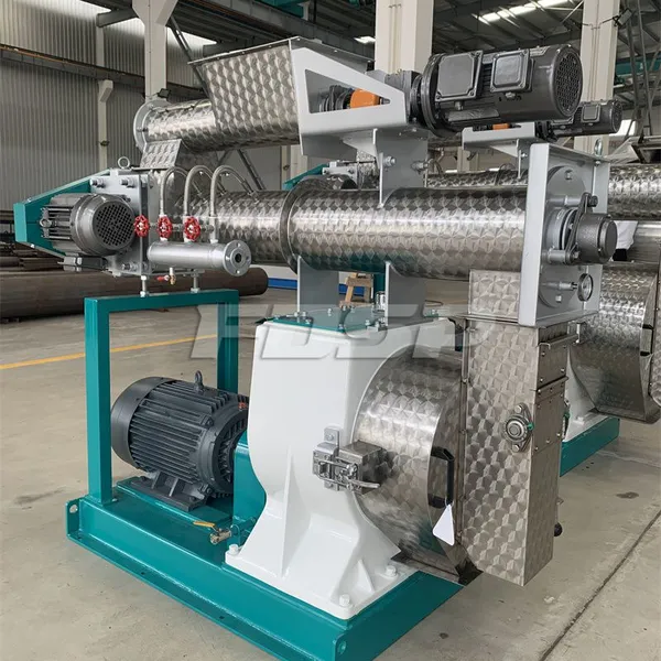 1-1.5 T/H Feed Granulator SZLH250 Poultry Ring Die Pellet Mill photo-2