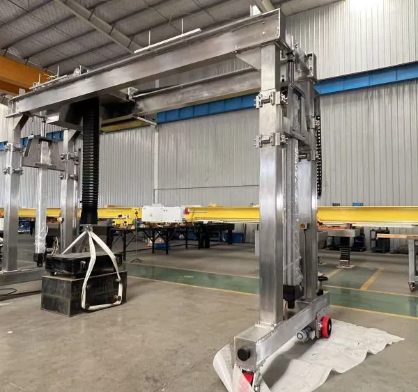 Stainless Steel Adjustable Height Mobile Gantry Crane photo-4