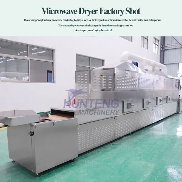 Multifunction Industrial Microwave Dryer Drying Machine for Fast Drying and Sterilization photo-3