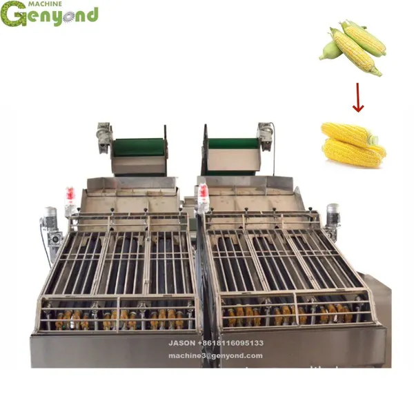Genyond Factory Industrial Green Corn Peeler Machine Corn Sheller Machine For Sale photo-5