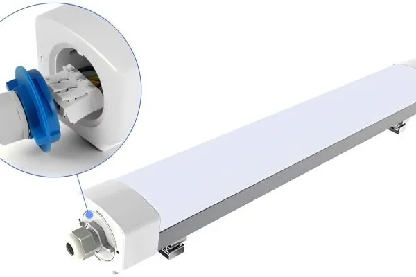 Wind Power Tower Tube Three-proof Light 20W With Emergency Wind Power Nacelle Three-proof Light photo-2