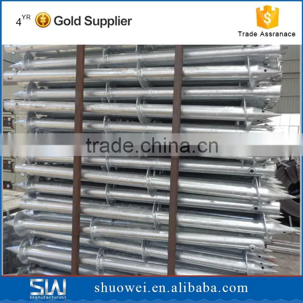 Hot Dipped Galvanized Ground Screw Anchor for Solar photo-5