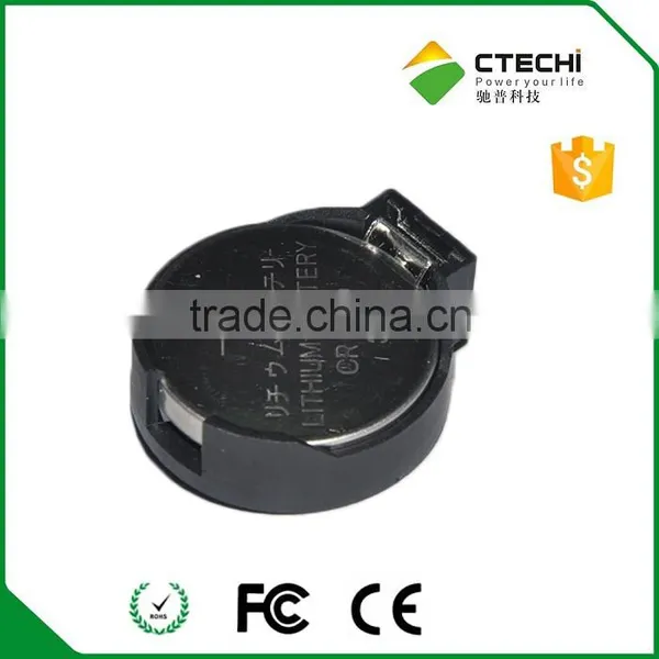 CR2032 CR2025 Coin Button Cell Battery Holder Socket Black photo-5