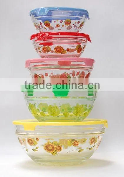 Colored Glass Food Storage Container