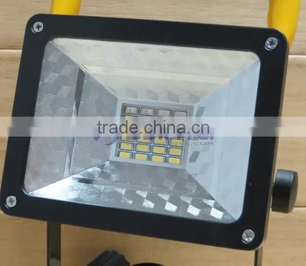 2400LM 18650 Power 800g Only Portable 30W Rechargeable LED Flood Light photo-6
