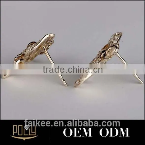 Newest Design Fashion Round Cz Silicone Earring photo-4