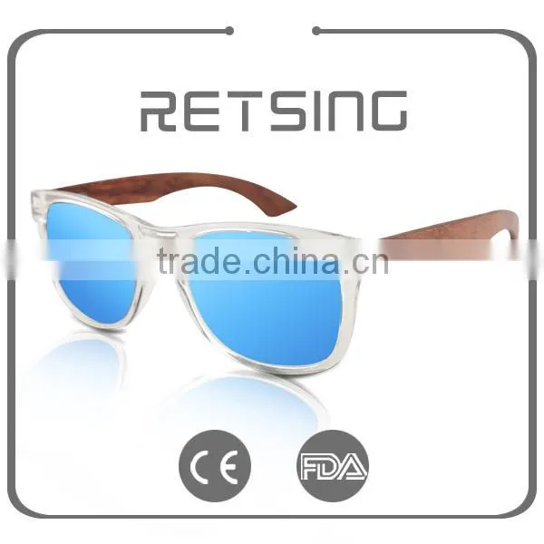 Elegent New Style PC Colorful Designer Polarized Wood Sunglasses photo-6