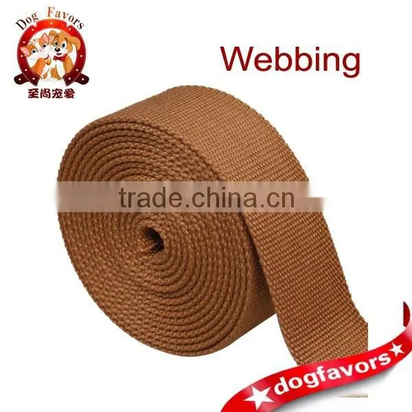 Eco-Friendly Polyester Cotton Webbing, Pure Coulor in Purple photo-2